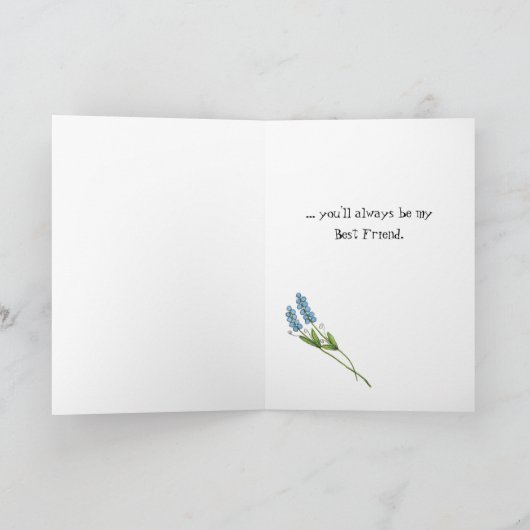 Beste vrienden Altijd kaart (Binnen)