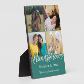 beste vrienden altijd schattig 4 foto ' s collage  fotoplaat (Zijkant)