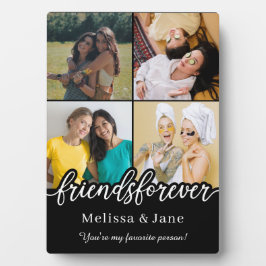 beste vrienden altijd schattig 4 foto's collage Bl Fotoplaat