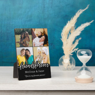 beste vrienden altijd schattig 4 foto's collage Bl Fotoplaat