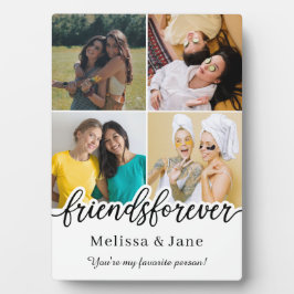 beste vrienden altijd schattig 4 foto's collage Bl Fotoplaat