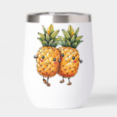 Beste Vrienden Ananas Kawaii Fruit Zomer (Achterkant)