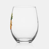 Beste Vrienden Ananas Kawaii Fruit Zomer Wijnglas Zonder Voet (Links)