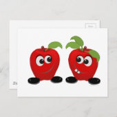 Beste vrienden Apples Briefkaart (Voorkant / Achterkant)