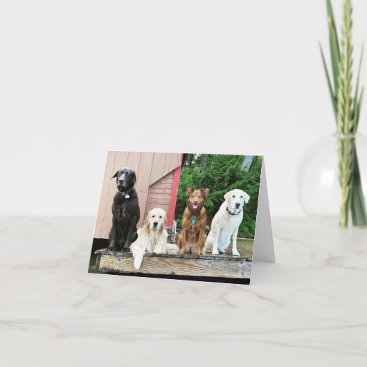 Beste vrienden bedankkaart (Voorkant)