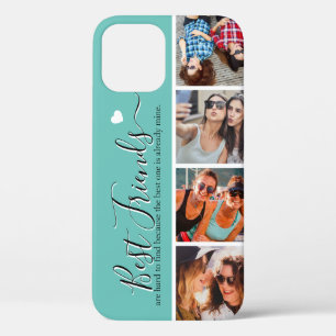 Beste vrienden Bestie 4 Foto's Blauwgroen Case-Mate iPhone Case