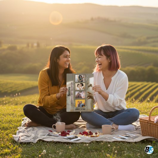 Beste vrienden | Bestie Photo Collage Fotoplaat