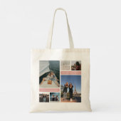 Beste Vrienden Besties 6 Fotocollage Tote Bag (Achterkant)