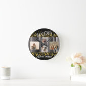Beste Vrienden Besties Fotocollage BFF Keepsake Ronde Klok (Huis)