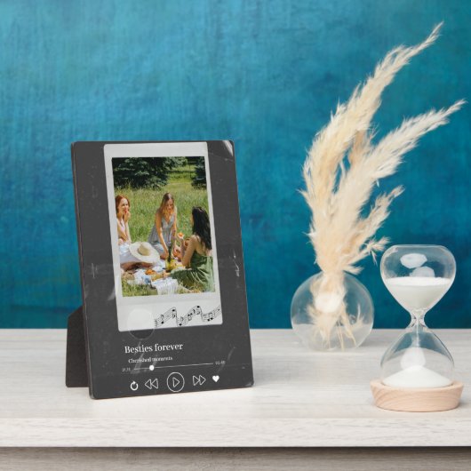 Beste Vrienden _ Besties Fotocollage Plaque Fotoplaat (Zijkant)