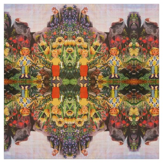 Beste vrienden bezoeken "Ms Elizabeth" Stof (Swatch)