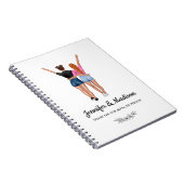 Beste vrienden BFF Besties Vriendschap Aangepaste Notitieboek (Rechterzijde)