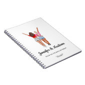 Beste vrienden BFF Besties Vriendschap Aangepaste  Notitieboek (Rechterzijde)
