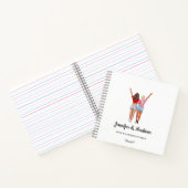 Beste vrienden BFF Besties Vriendschap Aangepaste  Notitieboek (Binnen)