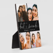 Beste Vrienden BFF Modern Elegant Hart Script Foto Fotoplaat (Zijkant)