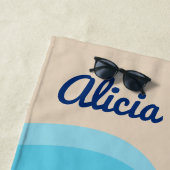 Beste vrienden bij het strand strandlaken (In situ)