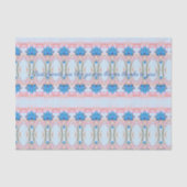 Beste Vrienden  Bloemen Tissue Papier (Voorkant)