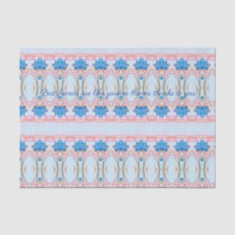 Beste Vrienden  Bloemen Tissue Papier