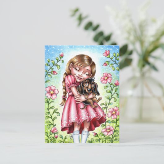 Beste vrienden briefkaart (Staand voorkant)