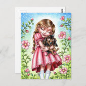 Beste vrienden briefkaart (Voorkant / Achterkant)