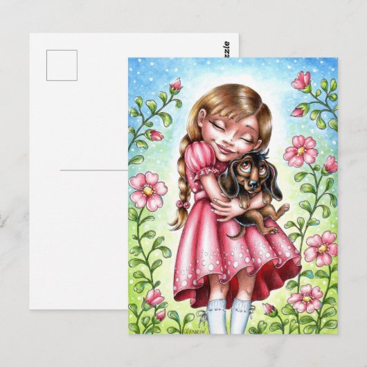 Beste vrienden briefkaart (Voorkant / Achterkant)