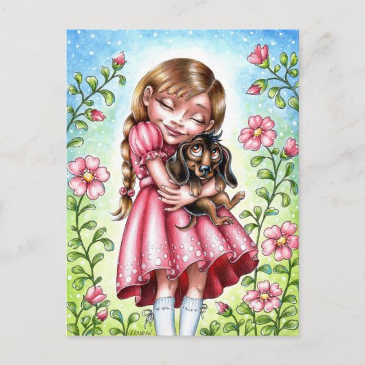 Beste vrienden briefkaart (Voorkant)