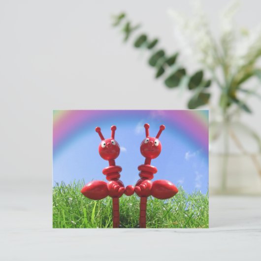 Beste vrienden briefkaart (Staand voorkant)