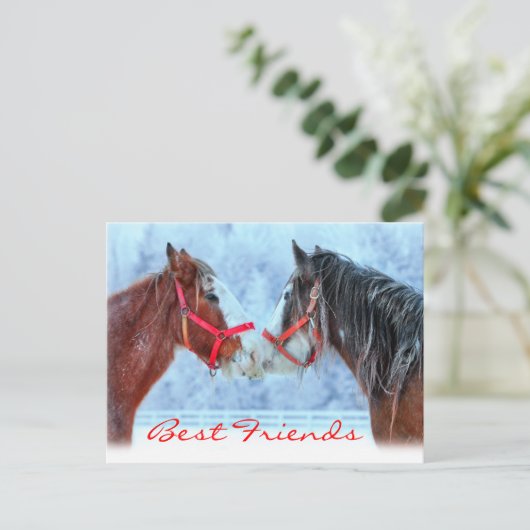 Beste Vrienden Briefkaart (Staand voorkant)