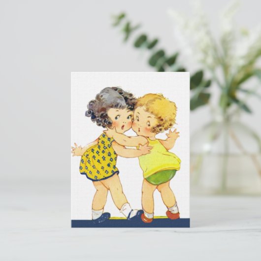 Beste vrienden briefkaart (Staand voorkant)