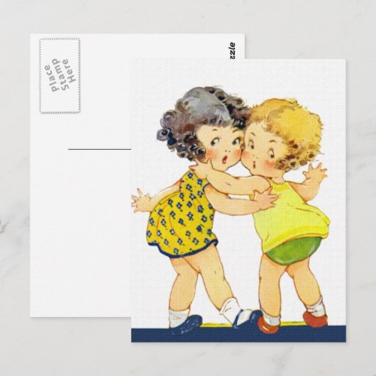 Beste vrienden briefkaart (Voorkant / Achterkant)