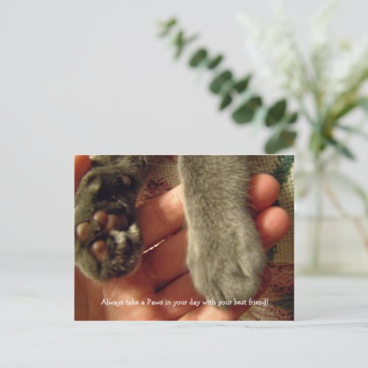 Beste vrienden briefkaart (Staand voorkant)