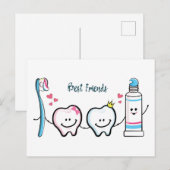 Beste vrienden briefkaart (Voorkant / Achterkant)