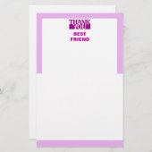 Beste vrienden - briefpapier (Voorkant / Achterkant)