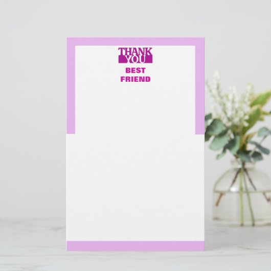 Beste vrienden - briefpapier (Staand voorkant)