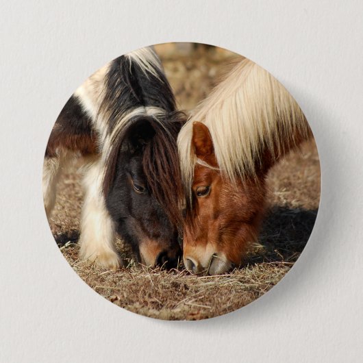 Beste vrienden! Button met twee pony's (Voorkant)