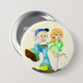 Beste vrienden Button - Uw kleur - Tekst (Voorkant /achterkant)