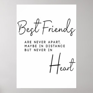 Beste vrienden cadeau voor haar poster