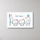 Beste vrienden canvas afdruk (Voorkant)