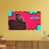 Beste vrienden canvas afdruk (Insitu (Woonkamer))