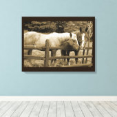 Beste vrienden canvas afdruk (Insitu (Houten vloer))