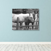 Beste vrienden canvas afdruk (Insitu (Houten vloer))