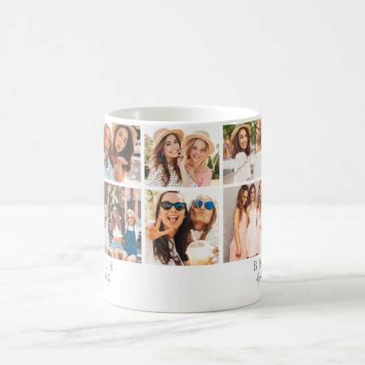 Beste vrienden Chic Minimalist BFF Foto Koffiemok (Center)