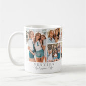 Beste vrienden Chic Minimalist BFF Foto Koffiemok (Links)