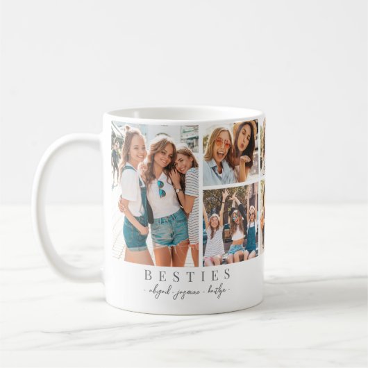 Beste vrienden Chic Minimalist BFF Foto Koffiemok (Links)