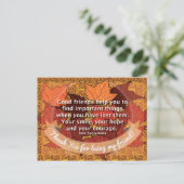Beste vrienden, citaat briefkaart (Staand voorkant)