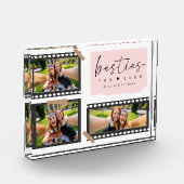 Beste Vrienden Custom Collage Photo Block Fotoblokken (Links)