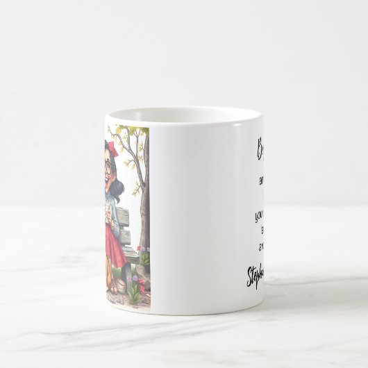 Beste Vrienden Dames Drink Coffee Cat Quote Koffiemok (Center)