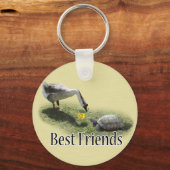 Beste vrienden - De schildpad en de gans Sleutelhanger (Voorkant)