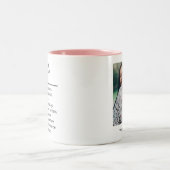 Beste vrienden definitie met foto tweekleurige koffiemok (Center)