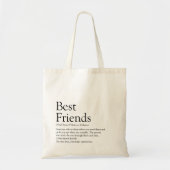 Beste Vrienden Definitie Modern Tote Bag (Voorkant)